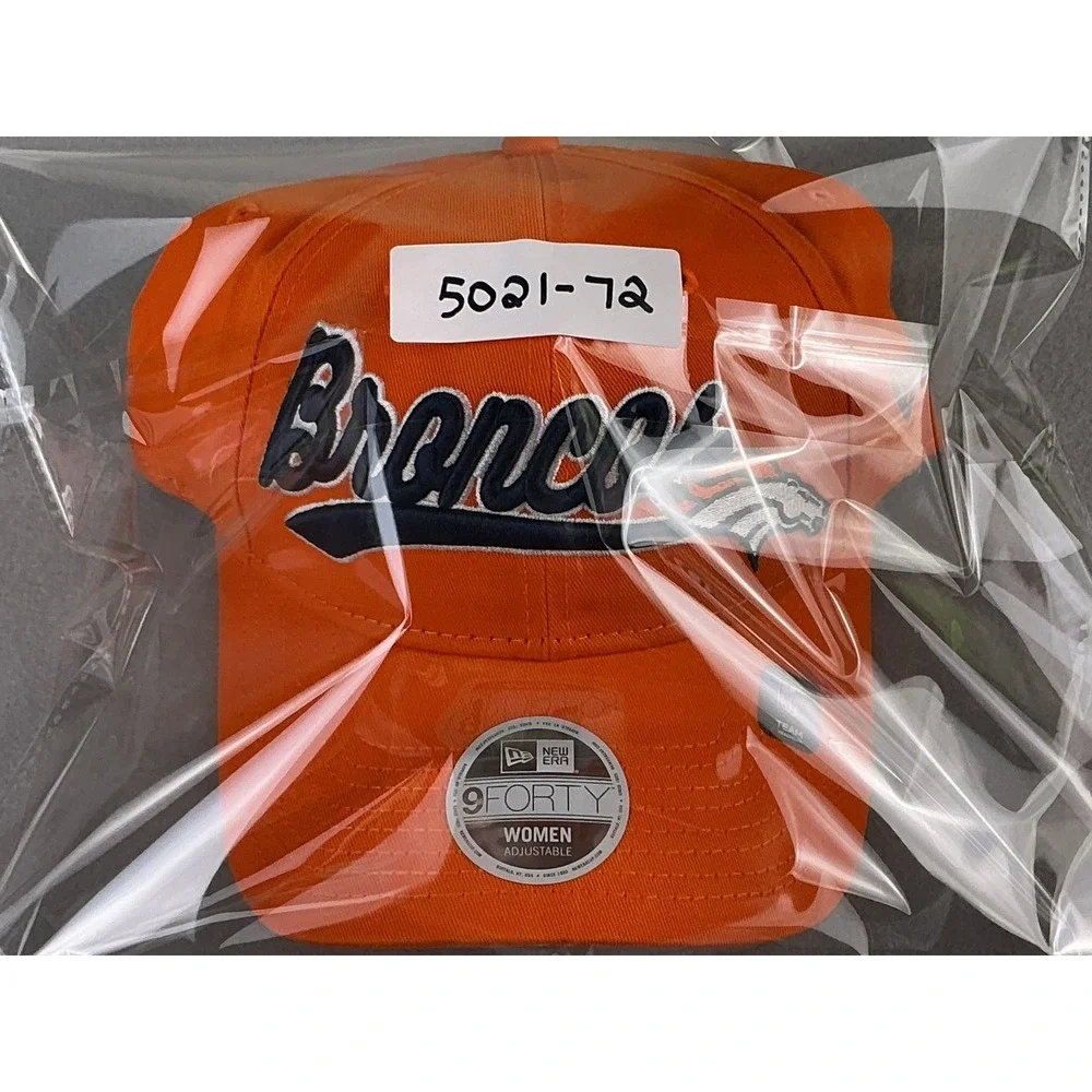New‎ Era 9FORTY Denver Broncos Women's Orange Adjustable Hat NFL